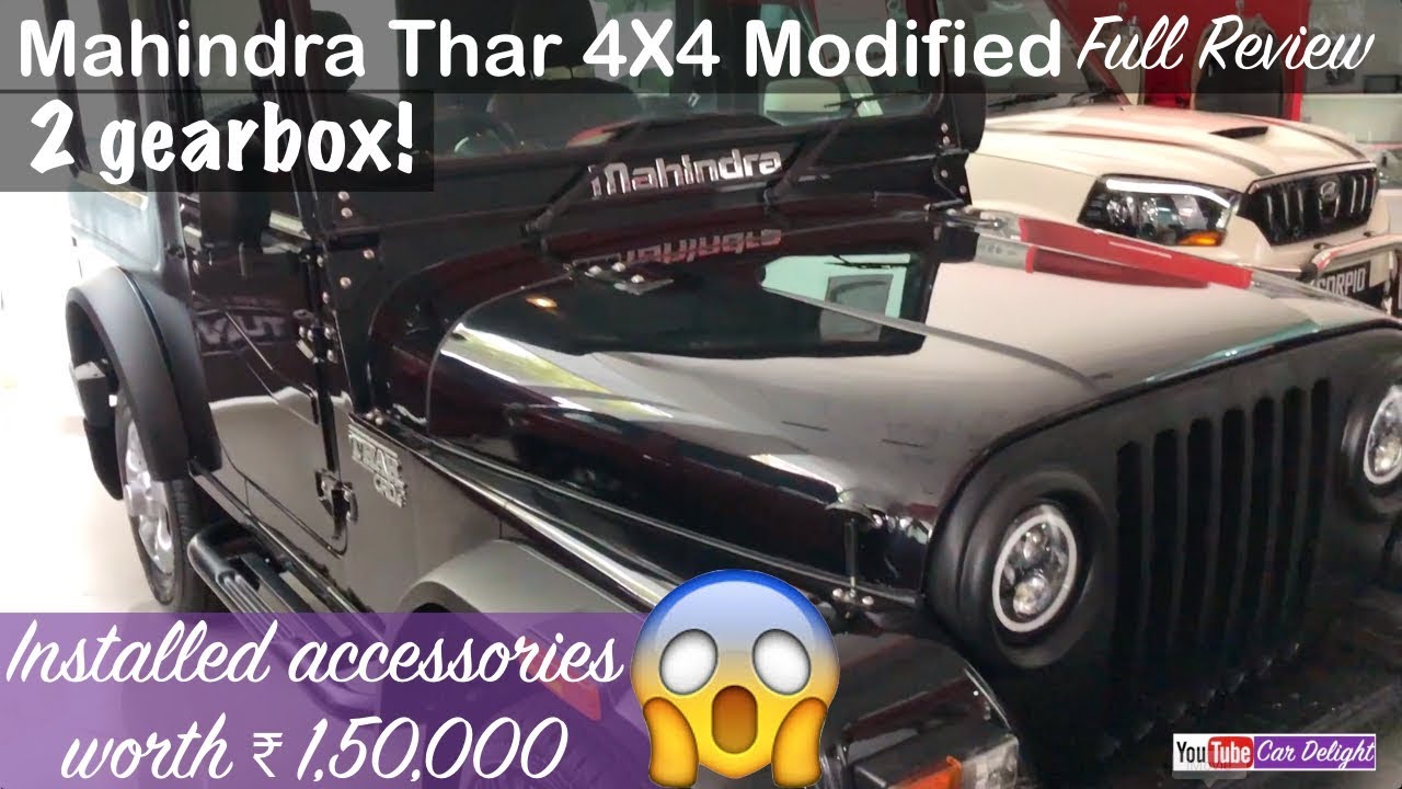 Mahindra Thar 4wd Review Best Interior Exterior Modified Model