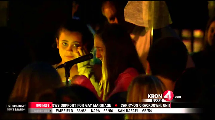 Emotional Vigil For Martinez Girl Killed by Freigh...