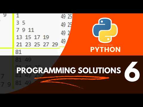 #programmingsolutions || Python || Number Patterns ||Part 6 || A Complete Computer Guide