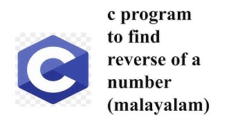 c program to find reverse of a number (malayalam)