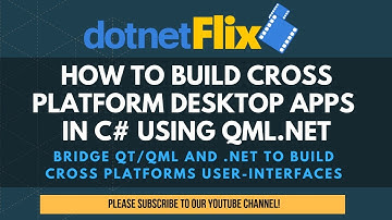 How to build cross-platform desktop apps in C# using QML.NET