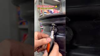 TPMS Valve Sensor installed  ⚠️ New Valve body change✅, Air pressure sensor  #tpms #airpressure
