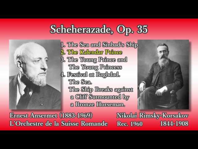 Rimsky-Korsakov: Scheherazade, Ansermet & OSR (1960) リムスキー