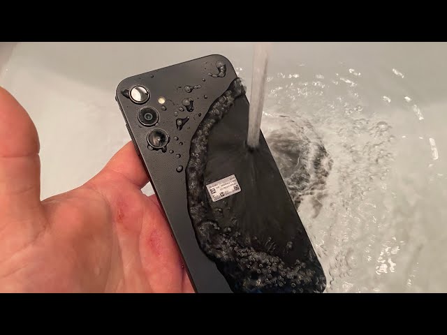 Is the Samsung Galaxy A14 5G waterproof?