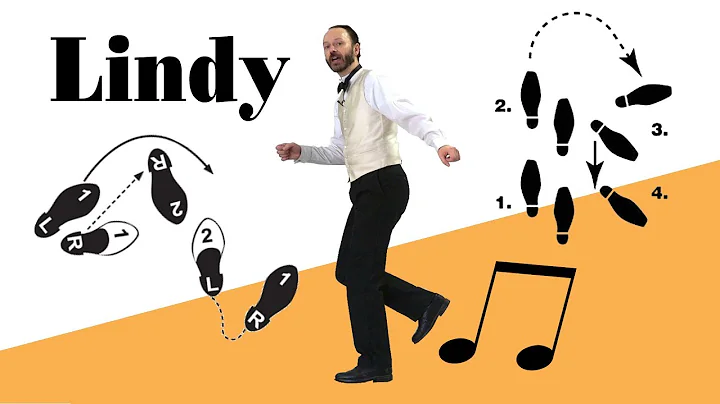 Lindy hop basic footwork