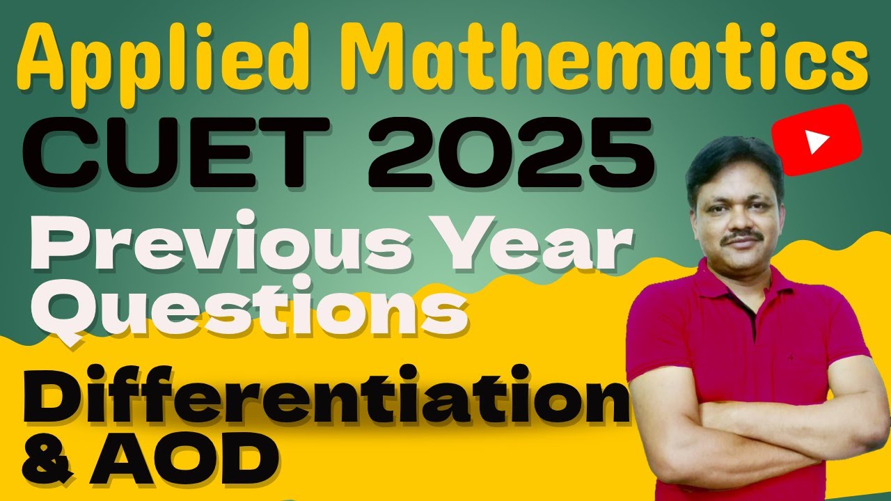 CUET 2025 | Applied Maths | Integrals | Previous year Questions | Gaur ...