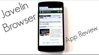 Javelin Browser App Review - Nice looking browser with "Link Bubble" screenshot 4