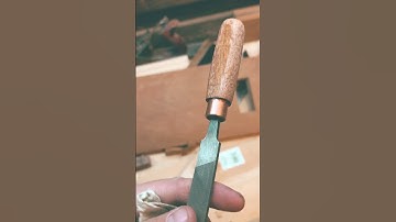 Quick handle for file #woodworking #diy #wood #toolsrestoration #oldtoolrestoration #howto #tools #A