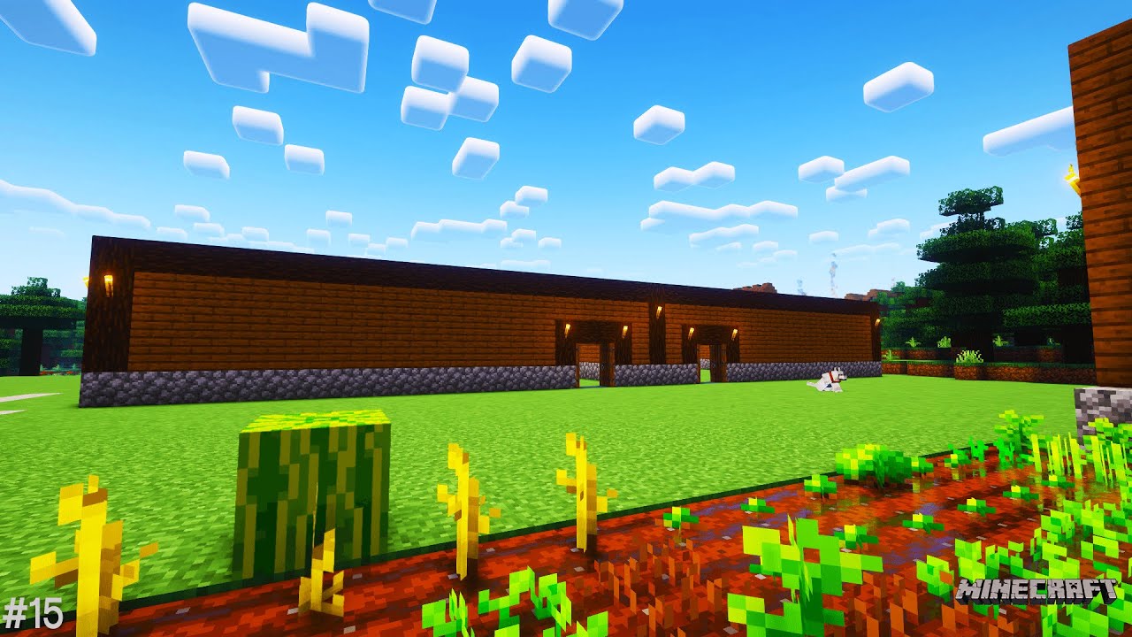 Farm Modpack Builds Animals Farm Build | Minecraft ATM10 Modpack Gameplay #15 - YouTube