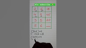 Find the missing number llReasoning Question ll #reasoning #shorts #shortsfeed #ytshorts #viralvideo