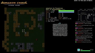 Dungeon Crawl Stone Soup 0.22-a - Gnoll Wizard of Kikubaaqudgha - Part 6