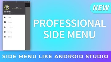 Professional Side Menu like Android Studio in Kodular