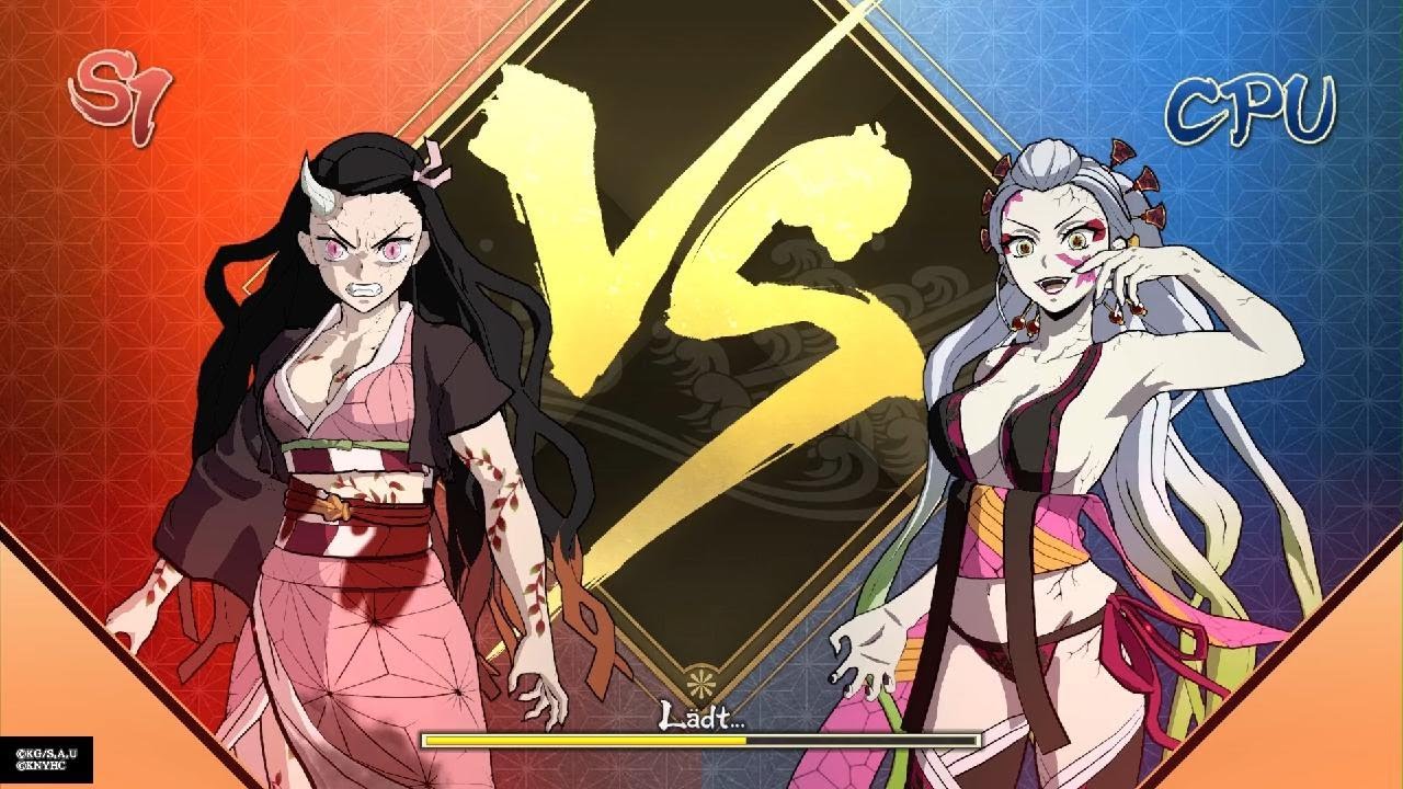 Demon Slayer fight: Nezuko VS Daki on Entertainment destrict S rank #german #ps4 #ps5
