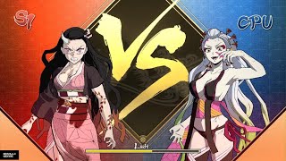 Demon Slayer fight: Nezuko VS Daki on Entertainment destrict S rank #german #ps4 #ps5