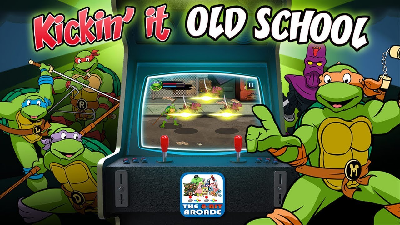 TMNT: Kickin' It Old School - Ninja Turtles taking it back to the 8-Bit  Arcade (Nickelodeon Games) - YouTube