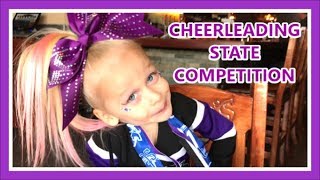4 Year Old Cheerleading Competition! Champion Force State Cheer Competition!