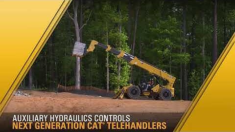 Auxiliary Hydraulics Controls on Next Generation Cat® Telehandlers
