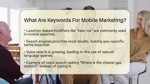 What Are Keywords For Mobile Marketing? - SearchEnginesHub.com