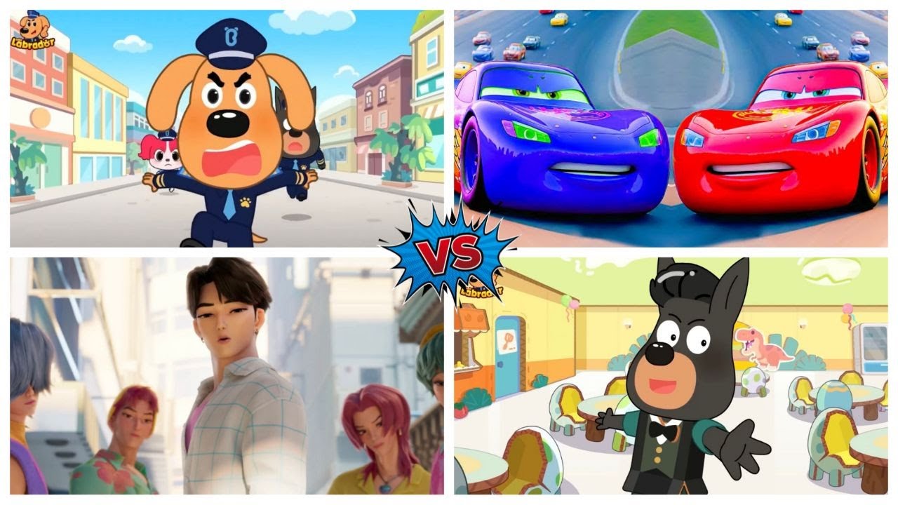 TILES HOP K-POP DEMON HUNTERS 🆚 SHEFF LABRADOR EDM RUSH 🆚 MCQUEEN