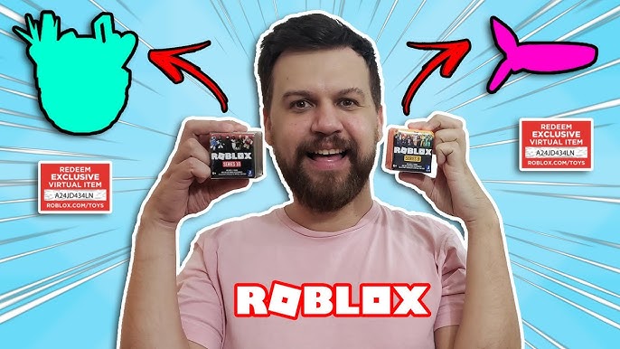 BONECO ROBLOX DIGITAL ARTIST + ITEM VIRTUAL EXCLUSIVO (UNBOXING) 