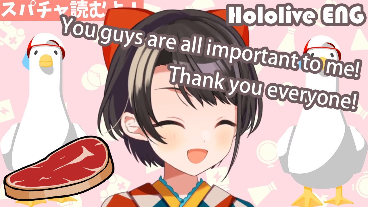【Hololive English】Oozora Subaru the Duck COMPLAINTS about Beef's Prices and Thanks her Viewers