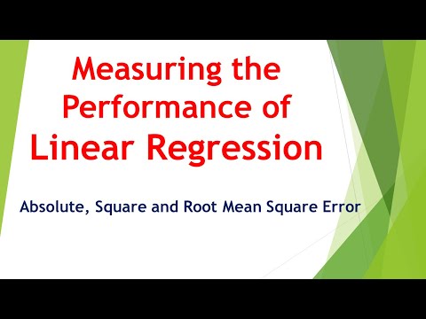 Measuring Performance of Linear Regression | Cost Function