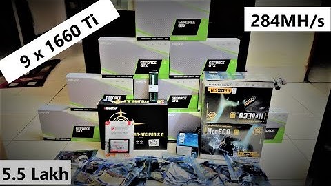 9x 1660 Ti Mining Rig | Build a Mining Rig | Ethereum