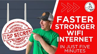 FASTER Wifi With Better Range In FIVE MINUTES | Improve Your Home Wifi In Minutes