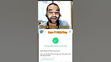 Josh Talks Work From Home 2025 | 12th Pass Work From home #workfromhome #wfhjob #remotejob
