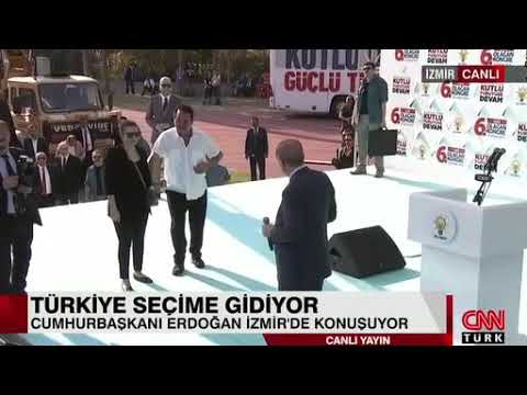 Seçim Startını İzmir'den Veren Erdoğan, İbrahim Tatlıses'i Sahneye Davet Etti