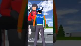 Polisi Redo Hancurkan Mio Jadi Skibidi Speaker Man Raksasa 😱 Sakura School Simulator