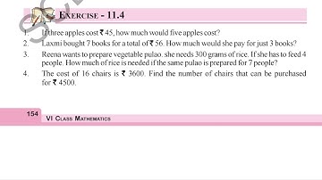 Class 6 | Maths | Chapter -11 | Ratio and Proportion | Exercise -11.4 Solutions | Telangana Board |
