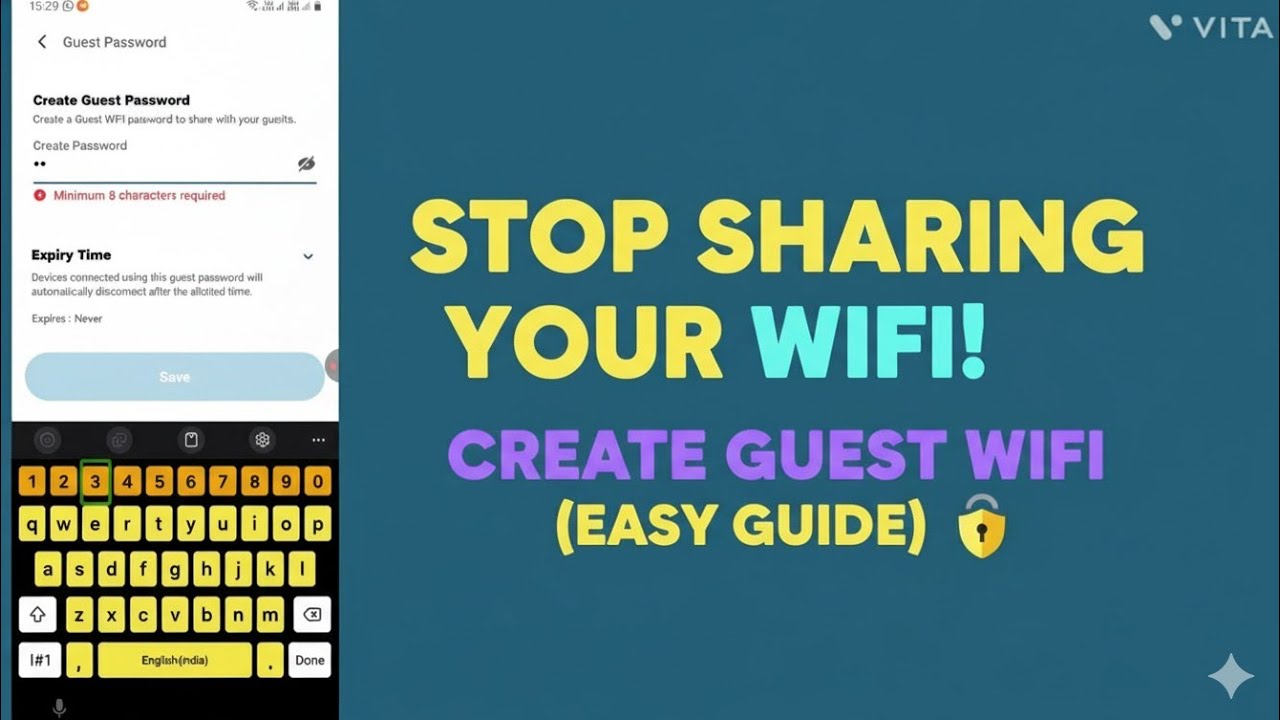 ​"Stop Sharing Your Main Password! | Create Guest Wi-Fi with TalkBack (Easy 2025 Guide