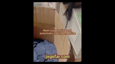 🎥 See It in Action! Our Elastic Band Automatic Cutting Machine 🔥