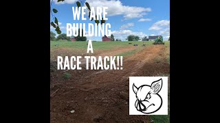 New Project!!! Can you say  Backyard Race Track!!!