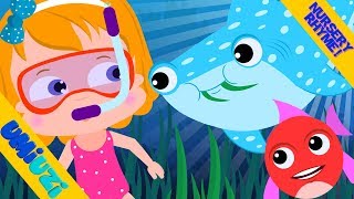 Umi Uzi Willy Vegetarian Shark Nursery Rhymes For Kids Videos For Childrens