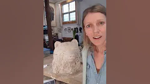 Colleen Rudolf - Sculpting a Grizzly Head - 5 O'Cl...