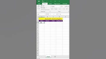 How To Fill The Numbers From Series Without Drag In MS Excel In Telugu #Shorts