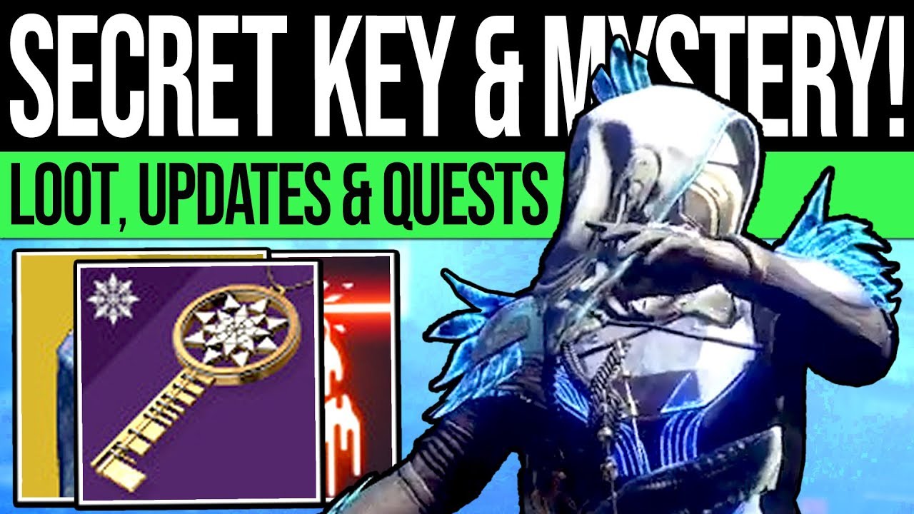 Destiny 2 | SECRET LOOT KEY & QUEST AREA! Reward Updates, 2.0 Glows, Patch,  DLC Teases & New Enemy! - YouTube