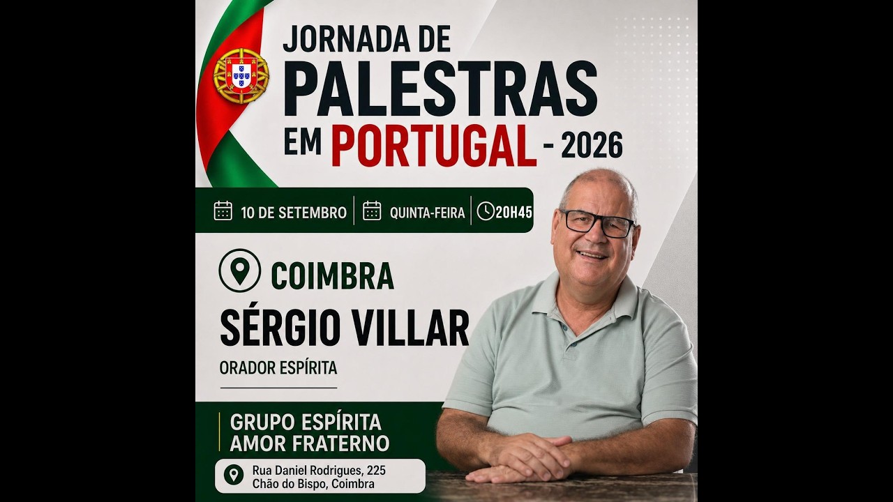 Palestra espírita "Sensações do espírito após a morte" - Sérgio Villar
