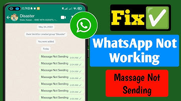 WhatsApp not working today | whatsapp message not sending and receiving problem 2024