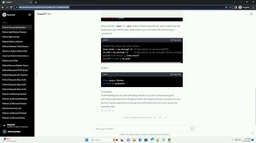 python string character at index