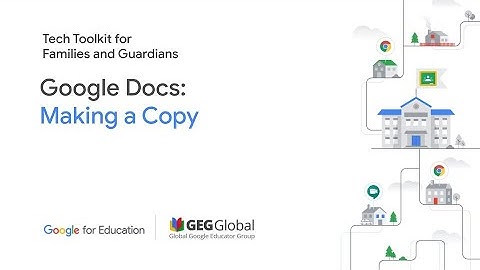 Google Docs: Making a Copy