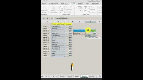Sum If Function  | Excel Basic Functions | Excel TiPs & Tricks