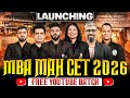 Launching MBA MAHCET 2026 Free YouTube Series 🚀 | Start Your Prep Now!