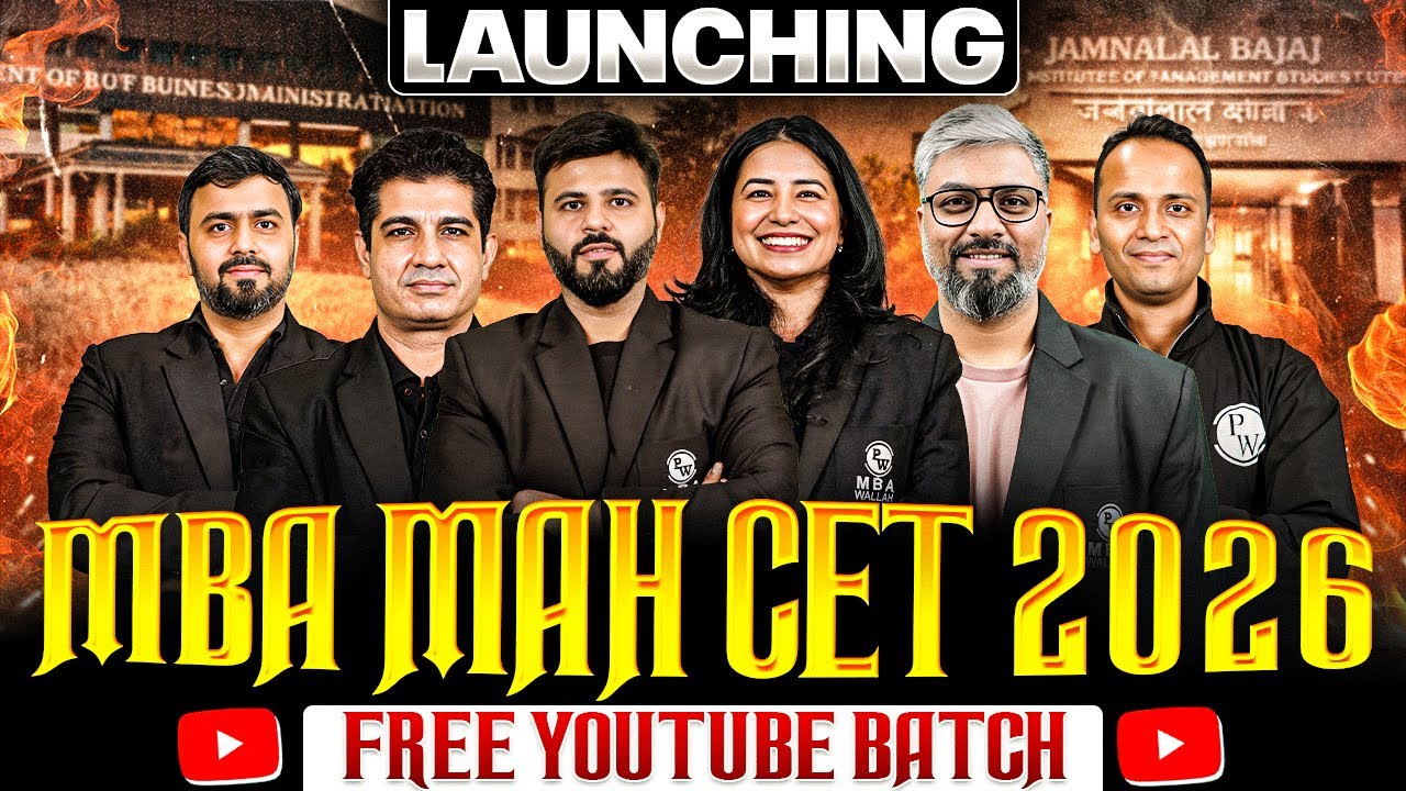 Launching MBA MAHCET 2026 Free YouTube Series 🚀 | Start Your Prep Now!