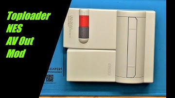 Composite AV Mod Nintendo NES-101 Top Loader