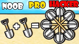 NOOB vs PRO vs HACKER in Shovel Run 3D | Gameplay Satisfying Games (Android,iOS)