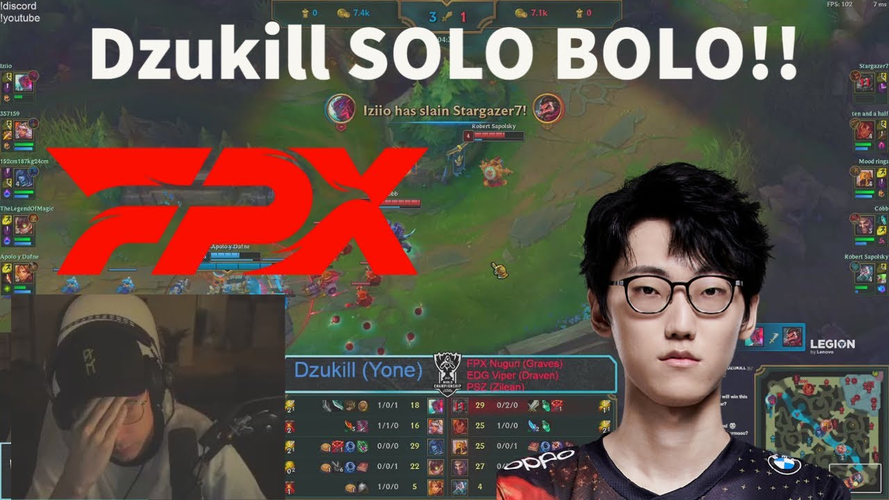 Caedrel Reacts To DZUKILL Solo Kill On FPX Nuguri!!