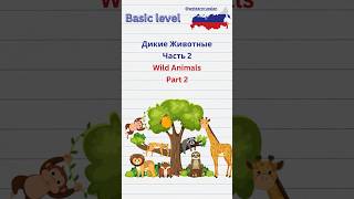 Learning Wild Animals In Russian Part 2 Vocabulary For Beginners
